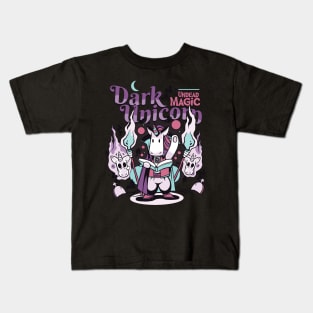 Dark Unicorn Kids T-Shirt